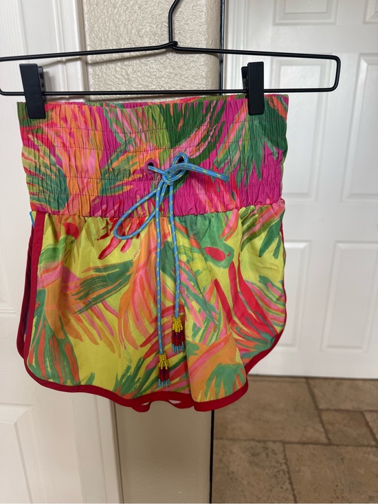 FARM Rio Pants - Farm Rio Women’s Tropical Print Elastic Waist Shorts in Multicolor